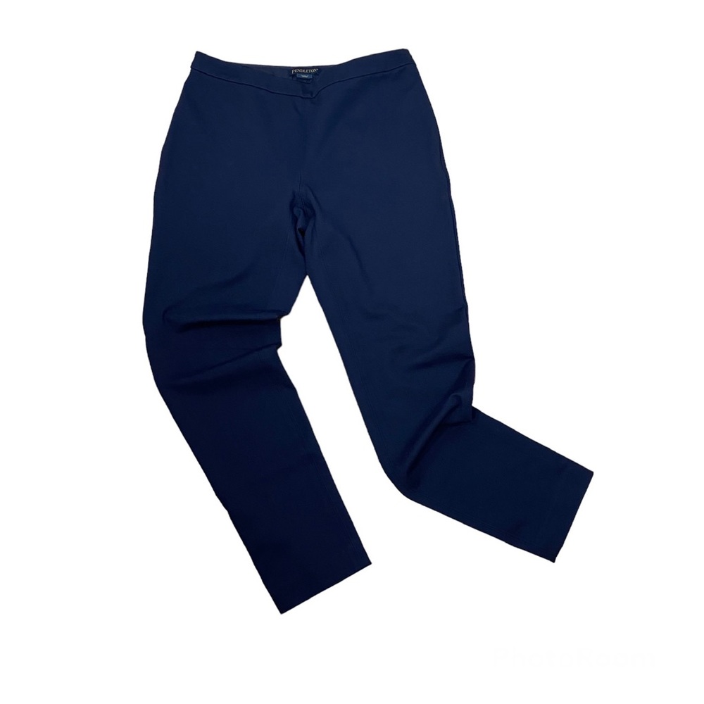 Pendleton Navy Blue Stretch Side Zip Basic Minima… - image 4